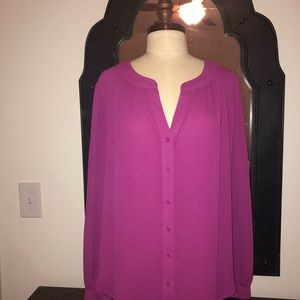 Nordstrom blouse - Power Magenta color